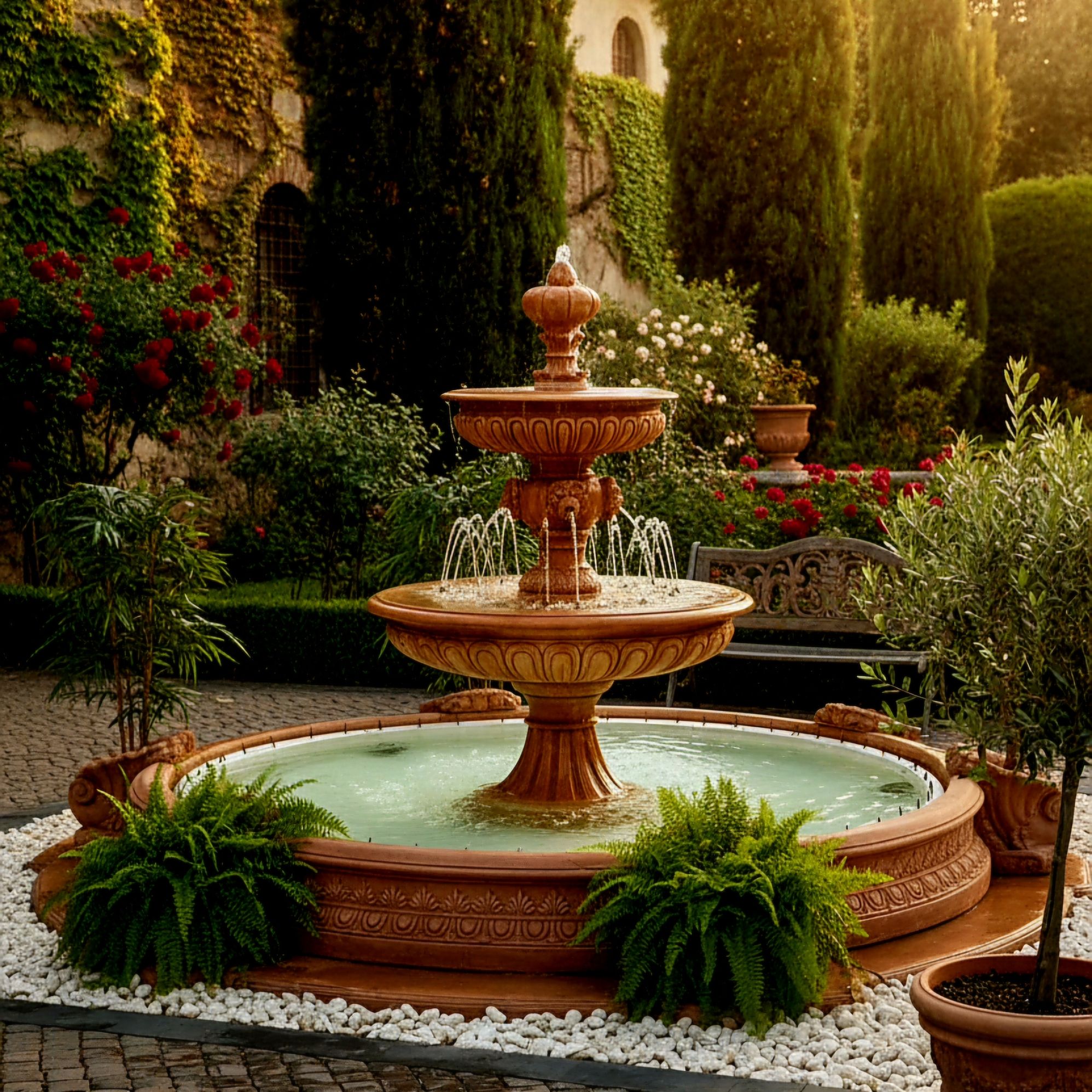 Zestaw Oczko Marino Duże + Fontanna Duża Fiore + Akcesoria