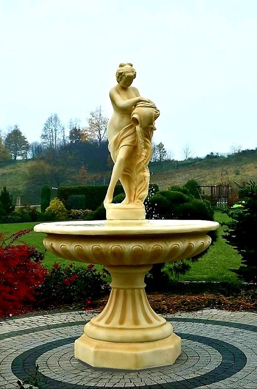 Fontanna Neptun Charlotte detal