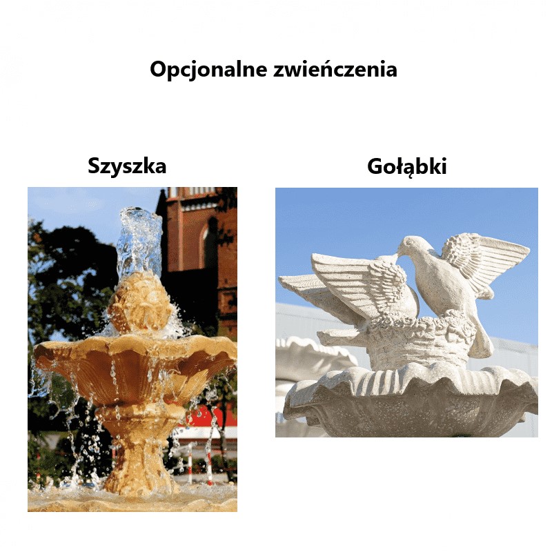 Opcje dekoracyjne fontanny
